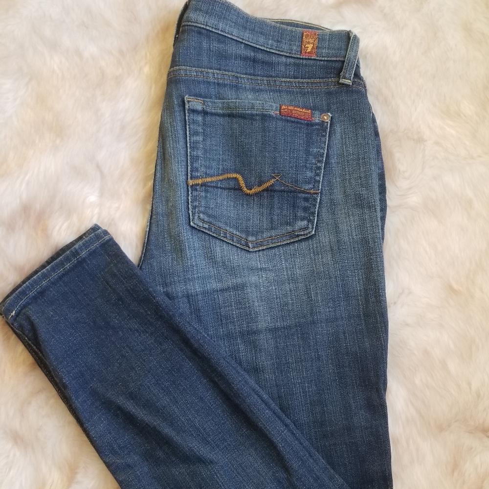 Skinny Ankle Denim Pant - 98% Cotton